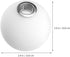 10cm Angoily Frosted White Globe Glass Replacement Glass Ball Lamp Shade for Chandelier Pendant Light Ceiling Light
