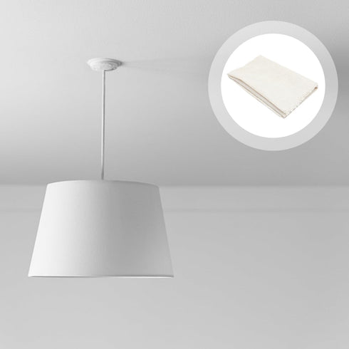 62.20X39.37 Inches Mobestech Lampshade Material Roll Pre-Cut Flax Fabric Diy Lamp Cover Sheet for Table and Floor Lamps