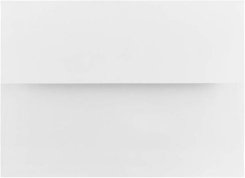 JAM PAPER A6 Foil Lined Invitation Envelopes - 4 3/4 x 6 1/2 - White with Red Foil - 50/Pack by JAM Paper
