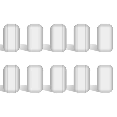 stonylab 10-Pack Stir Bar Set, 10 mm PTFE-Coated Magnetic Stirring Bars for Stirrers, 10 PK