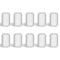 stonylab 10-Pack Stir Bar Set, 10 mm PTFE-Coated Magnetic Stirring Bars for Stirrers, 10 PK