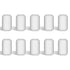 stonylab 10-Pack Stir Bar Set, 10 mm PTFE-Coated Magnetic Stirring Bars for Stirrers, 10 PK