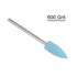 10pcs Rubber Polishing Bit Silicone Buffing Wheels, 600 Grit 6mm Dia Mounted Grinding Head for Electric Grinder