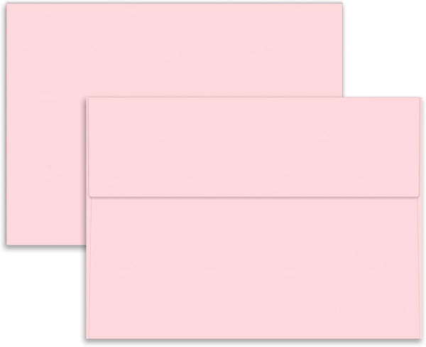 YINUOYOUJIA 4x6 Self Seal Envelopes for Invitations, A6 Envelopes for Cards, Photos, Weddings, Parties (Pink)