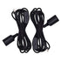 2 Pack 16.4Ft E26/E27 HESSION Plug-in Pendant Light, Vintage Industrial Edison Light Socket Silica Gel Base, Black