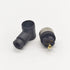M12 5 Pin Female Connector, 12mm A Code Industrial Circular Connector IP67 Right Angle Type Adapter Field Assembly Wireable Sensor Unshiled 125V 4A AC/DC Connector for PG7