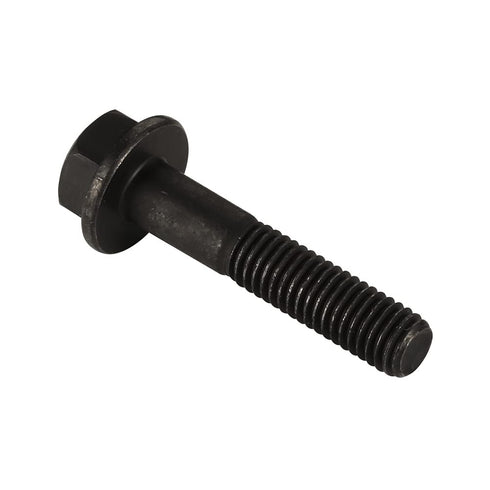 M6 x 35mm Flanged Hex Head Bolts, Alloy Steel 10.9 Class, Black Oxide Finish, Partially Threaded, 20 PCS