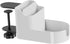 SiaBiced Desk Side Storage Organizer Easy Installation Table Clamp Box Stand Multi Purpose Desk Side Clamp for Home