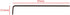 2PCS 1.5mm L Shaped Long Arm CR-V Repairing Tool, Ball End Hex Key Wrench