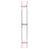stonylab Glass Connecting Adapter, Borosilicate Glass 90mm for Two 14/20 Ground Outer Standard Taper Joints Lab Supply