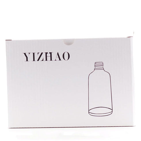 YIZHAO Clear Glass Dropper Bottle 1oz - Tincture Bottles with Glass Dropper for Essential Oils, 12 Pcs