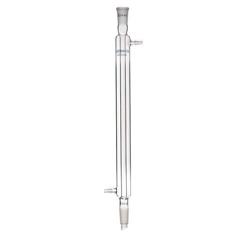 Borosilicate Glass Liebig Condenser, 400mm Jacket Length, 24/40 Joint Lab Glass Condenser