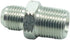 1 Piece Pipe Adapter 3/8" Male 37° Flare JIC x 3/8" Male NPT Plated Steel Hydraulic Fitting