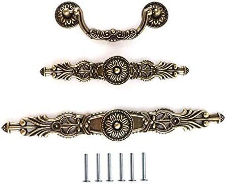 Generic T3EC Southst Simple Antique Chinese Cabinet Door Handle Green Bronze Wardrobe Bookcase Shoe Cabinet Bedside