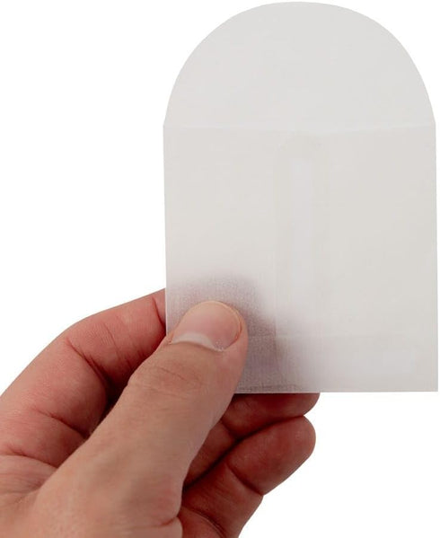 LUXPaper Glassine Open End Square Envelopes | 2 3/4" x 2 3/4" | 30lb. Text | 250 Qty