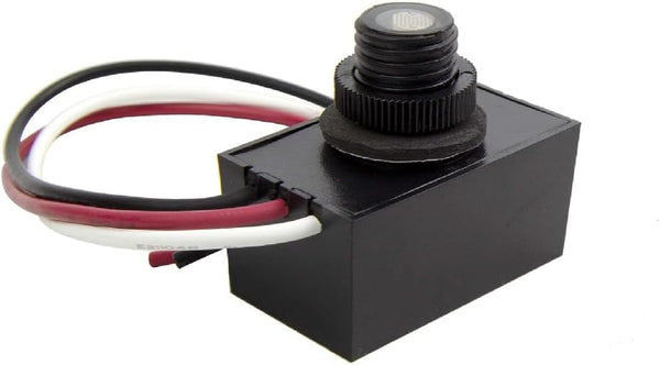 Solus Dusk-to-Dawn Button Sensor for Outdoor Fixtures and Lamp Posts Auto Photocell