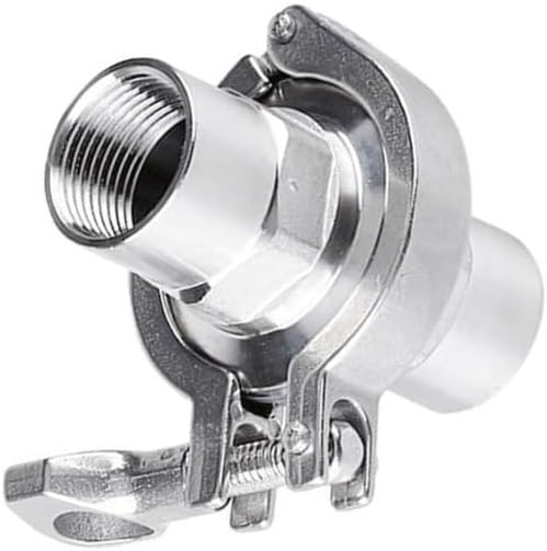 YYJEPOSY 304 Stainless Steel Tri Clamp Cover Thread Ferrule Adapter Kit - for