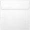 LUXPaper Square Invitation Envelopes | Peel & Press | 5 1/2" x 5 1/2" | Bright White | 80lb. Text | 50 Qty