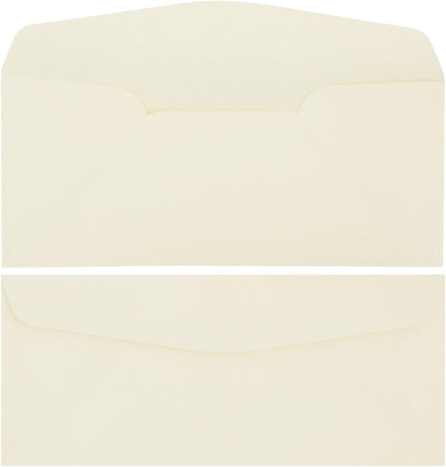 Set 48-Pack) Premium Stationery Paper with Envelopes (Ecru and Black