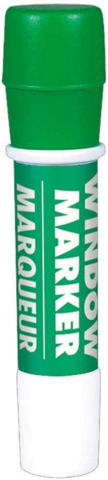 Green Window Marker - 4.5" (1 Count), Vibrant, Easy-to-Clean, Non-Toxic Glass & Mirror Art Tool