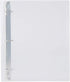 Filexec Products 1.5-Inch 3 Ring Binder, D Ring, Clear, Pack of 2 (50302-62233)