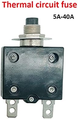 125-250V AC 35A Circuit Breaker Push Button Thermal Overload Protector Manual Reset L1 Series by SagaSave