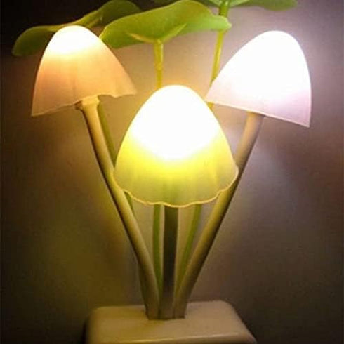 Tuelaly 5PC Cute Night Light, Creative Mushroom LED Avatar Night Light Bed Saving Sensor Light Lamp Romantic
