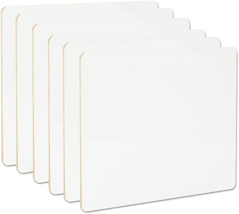 Universal UNV43910 Unruled Lap/Learning Dry-Erase Board, 11.75 in. x 8.75 in. White Surface (6/Pack)