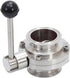 RXDNOZNNK 3/4" 1" 1-1/4" 2 304 Beer(45mm 64) Tri Clamp Valve Stainless Steel For Dairy Product Homebrewed Ferrule