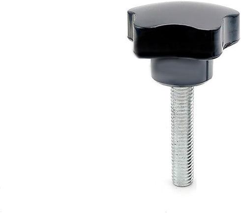 Clamping Screw Knob Star Screw for Mechanical Equipment, M12 x 80 Pentagonal Head Bolt Clamping Knob Handle