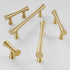 SANCHAKOU 2 Pack 50 35Mm Dresser Handles Chinese Brass Two Hole Bedside Cabinet Shoe Cabinet Drawer Handle *