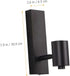 VALICLUD Retro Iron Wall Lamp Simple Wall Sconce Fixture for Living Bedroom Hallway Construction for Warm Ambient