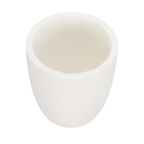 PATIKIL Alumina Crucible for Melting Metal, 70ml White Crucible Bowl Dish Cup for Laboratory Casting Gold, Silver,