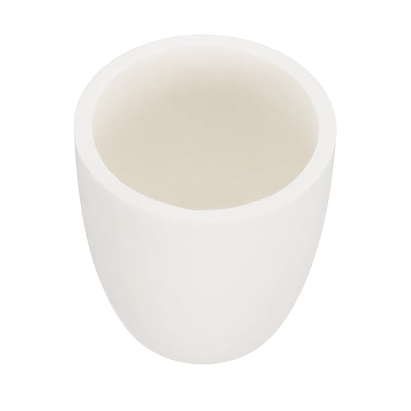 PATIKIL Alumina Crucible for Melting Metal, 70ml White Crucible Bowl Dish Cup for Laboratory Casting Gold, Silver,