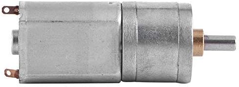 DC 12V Reversible High Reduction Electric Motor 15-200RPM, Outer Diameter 20MM