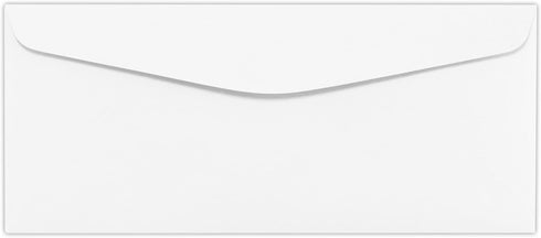 LUXPaper #10 Classic Crest Business Envelopes | 4 1/8" x 9 1/2" | 70lb. Text | Avon Brilliant White | 50 Qty