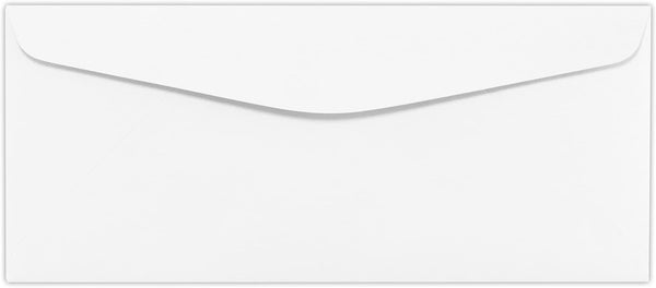 LUXPaper #10 Classic Crest Business Envelopes | 4 1/8" x 9 1/2" | 70lb. Text | Avon Brilliant White | 50 Qty