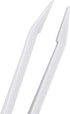 Precision Plastic Tweezers Kit, Anti-static Set for Craft & Electronics Repair - White - 6Pcs