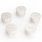 stonylab Solid Rubber Stoppers - 5-Pack Dual-Hole Air-Tight 7# Natural Rubber Lab Seal for Chemical Experiments