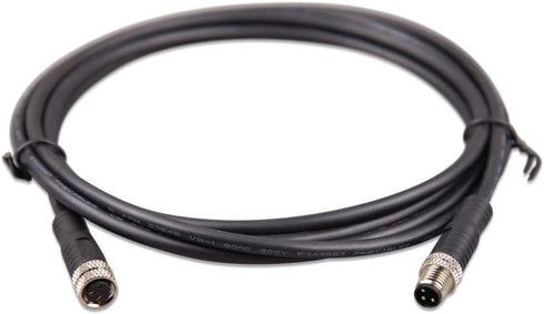 Victron Energy M8 Circular Connector Male/Female, 3 Pole Cable, 1m (Pack of 2)