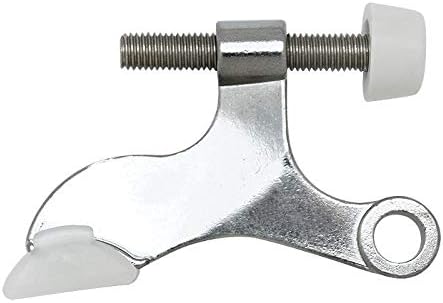 Designers Impressions 10 Pack Polished Chrome Heavy Duty Hinge Pin Adjustable Door Stop