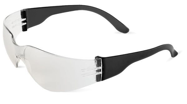Bullhead Safety Torrent Glasses, Lightweight, High Impact Protection, Indoor/Outdoor Lens, Matte Black, 1 Pack