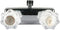 RV/Mobile Home Shower Faucet with Top Threaded Diverter, Chrome