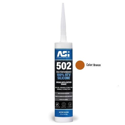 White Food Grade Silicone Sealant, 2.8 oz Squeeze Tube