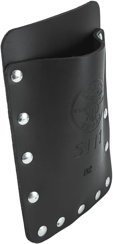 Klein Tools Single-Pocket Tool Pouch - Leather Construction, Great for Small Tools