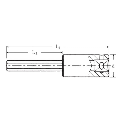 Stahlwille 01450007 INHEX Sockets #44a, Size 7/64", High-Performance Steel - Eextremely Resilient, Chrome Plated Finish, 1/4 inch Drive, Length 55mm, Weight 17g, Made in Germany