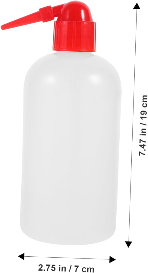 TOPPERFUN 2 pcs Graduated Narrow Mouth Wash Bottle Portable Scale Washing Bottle for Measurement for Laboratory Use