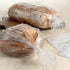 QQOUTLET 8x4x18" Gusset Pack 100 100 (200) Bread Bags - Clear High-Density Style Poly Bags - of with Free Bread Ties