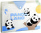 Cute Accordion File with 8 Pocket, Panda Animal Expanding Folder Jackets for Documents, A4 Size Organizer