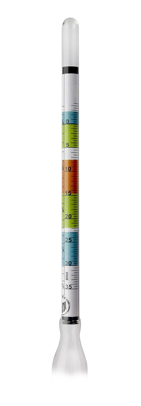 Hydrometer, Triple Scale for Home Brewing, Beer and Wine